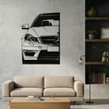 Mercedes-Benz Metal Wall Art – Premium Laser Cut Luxury Car Decor