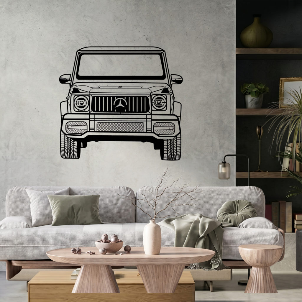 Mercedes G-Wagon Car Metal Laser Cut Metal Wall Art | Premium Steel Wall Decor