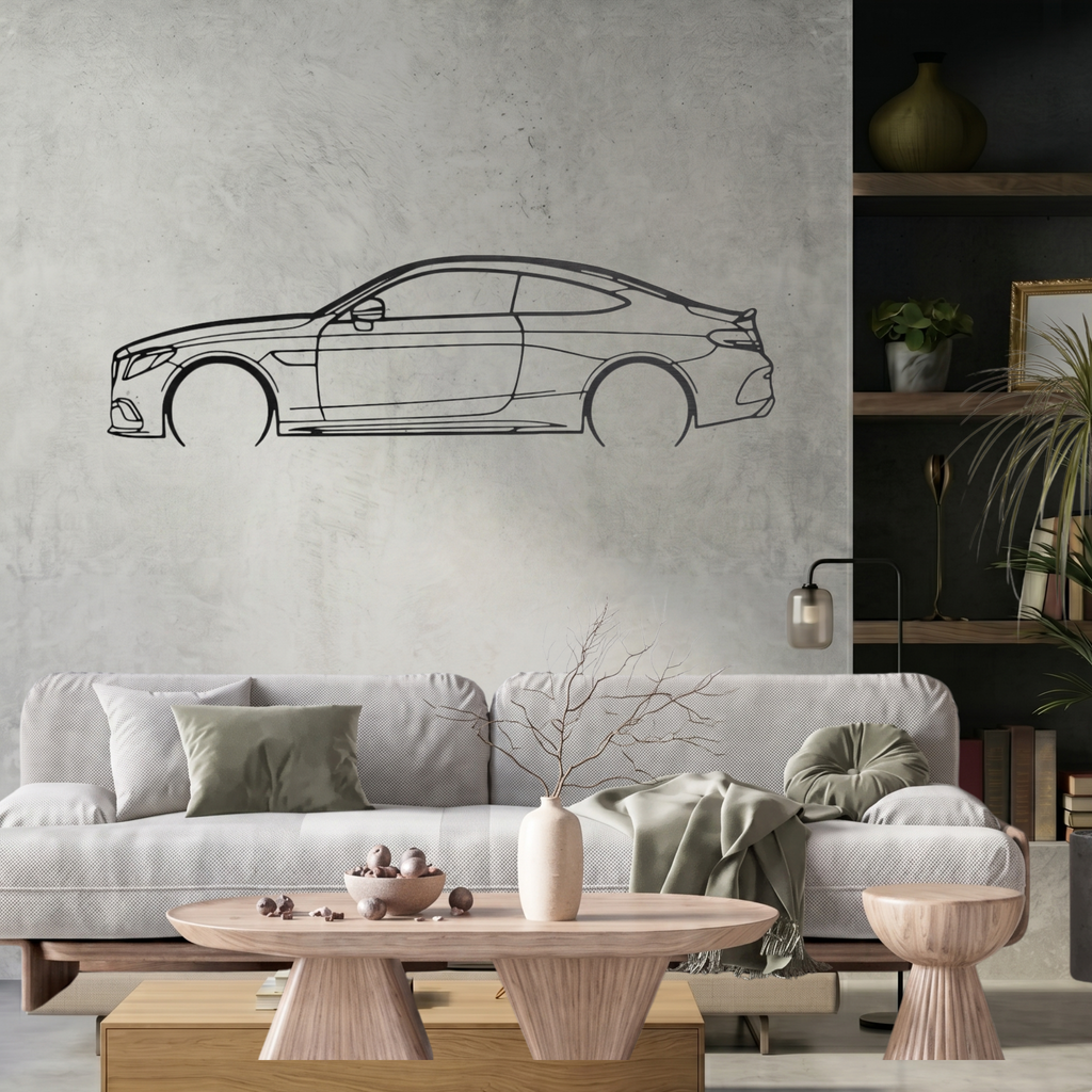 Mercedes-Benz C300 Laser Cut Metal Wall Art | Premium Steel Car Silhouette