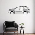 2023 Toyota Sequoia TRD Pro Laser Cut Metal Wall Art | Premium Steel SUV Silhouette | Torque Walls.pk