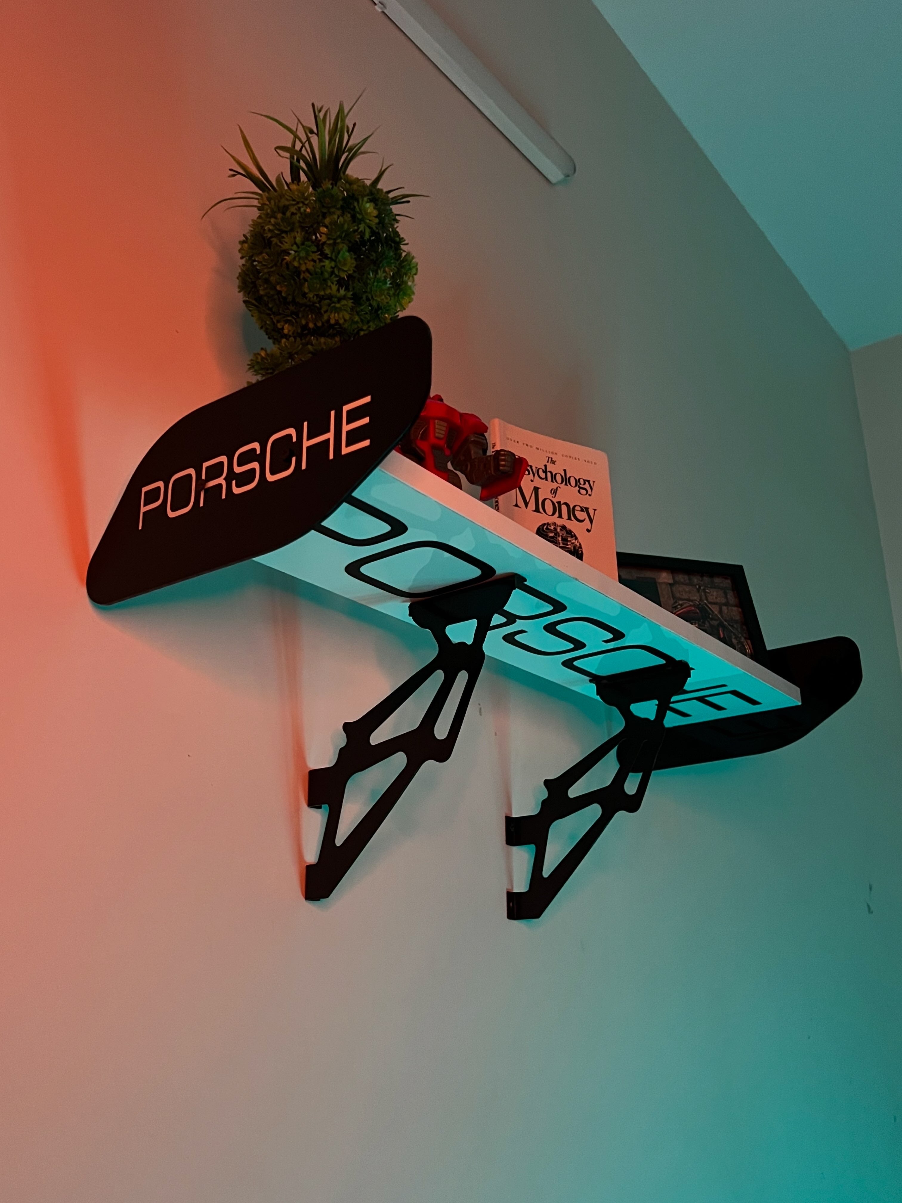 Wall Spoiler Shelf – Modern Automotive Display Shelf