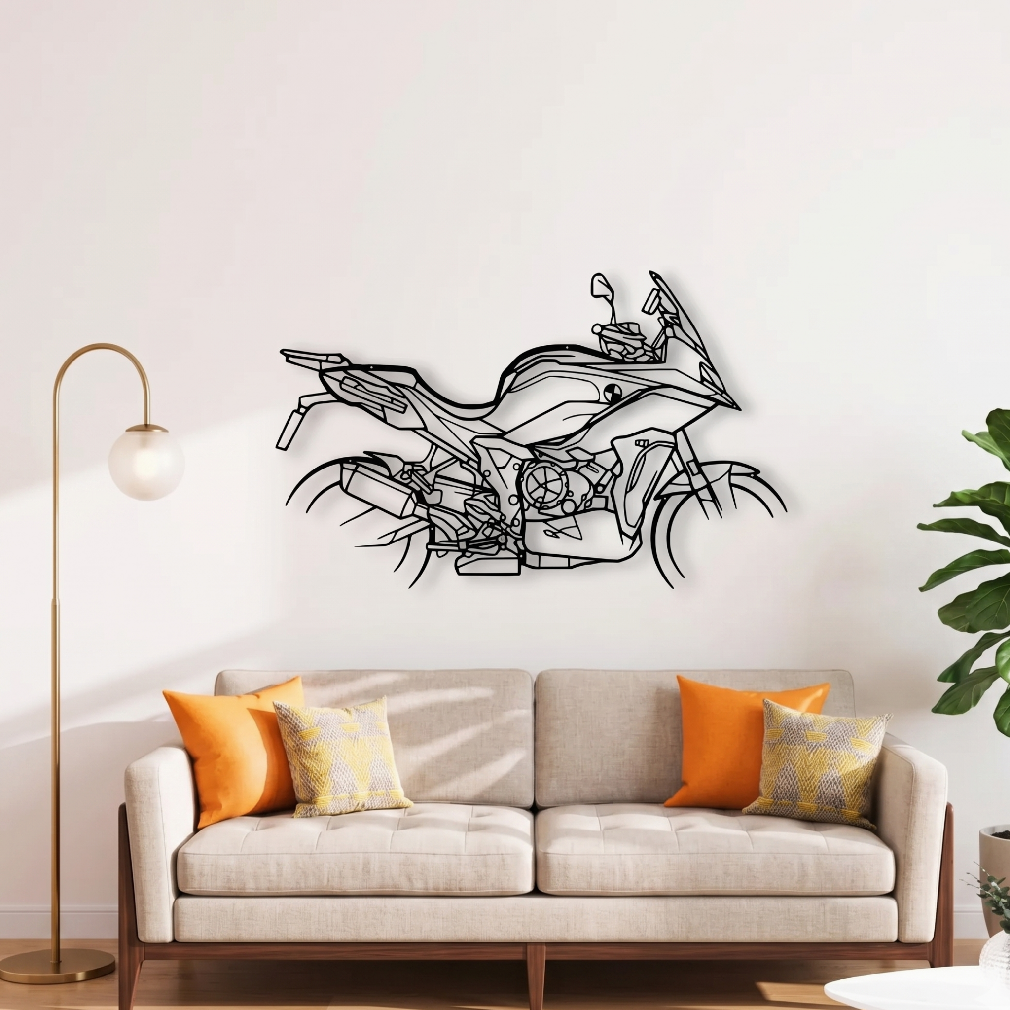 BMW S1000XR Metal Wall Frame – Premium Laser Cut Bike Wall Art