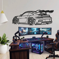 Porsche Metal Wall Frame – Premium Laser Cut Car Wall Art