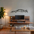 Premium Metal Wall Frame – Laser Cut Automotive Wall Art