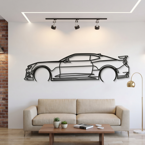 Chevrolet Camaro Metal Wall Frame – Premium Laser Cut Car Wall Art