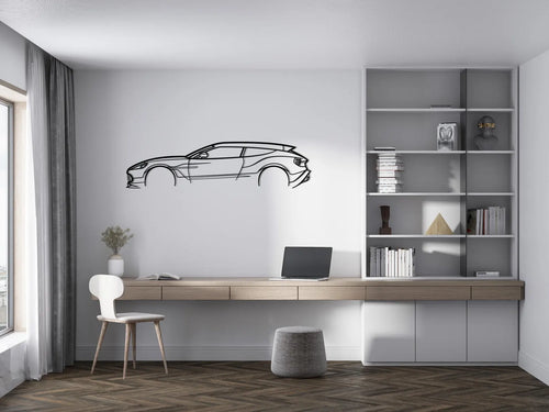 Aston Martin Vanquish Zagato Side Metal Car Wall Art | Laser Cut Steel Wall Decor | Torque Walls