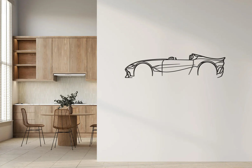 Aston Martin V12 Speedster Metal Car Wall Art | Laser Cut Steel Wall Decor | Torque Walls
