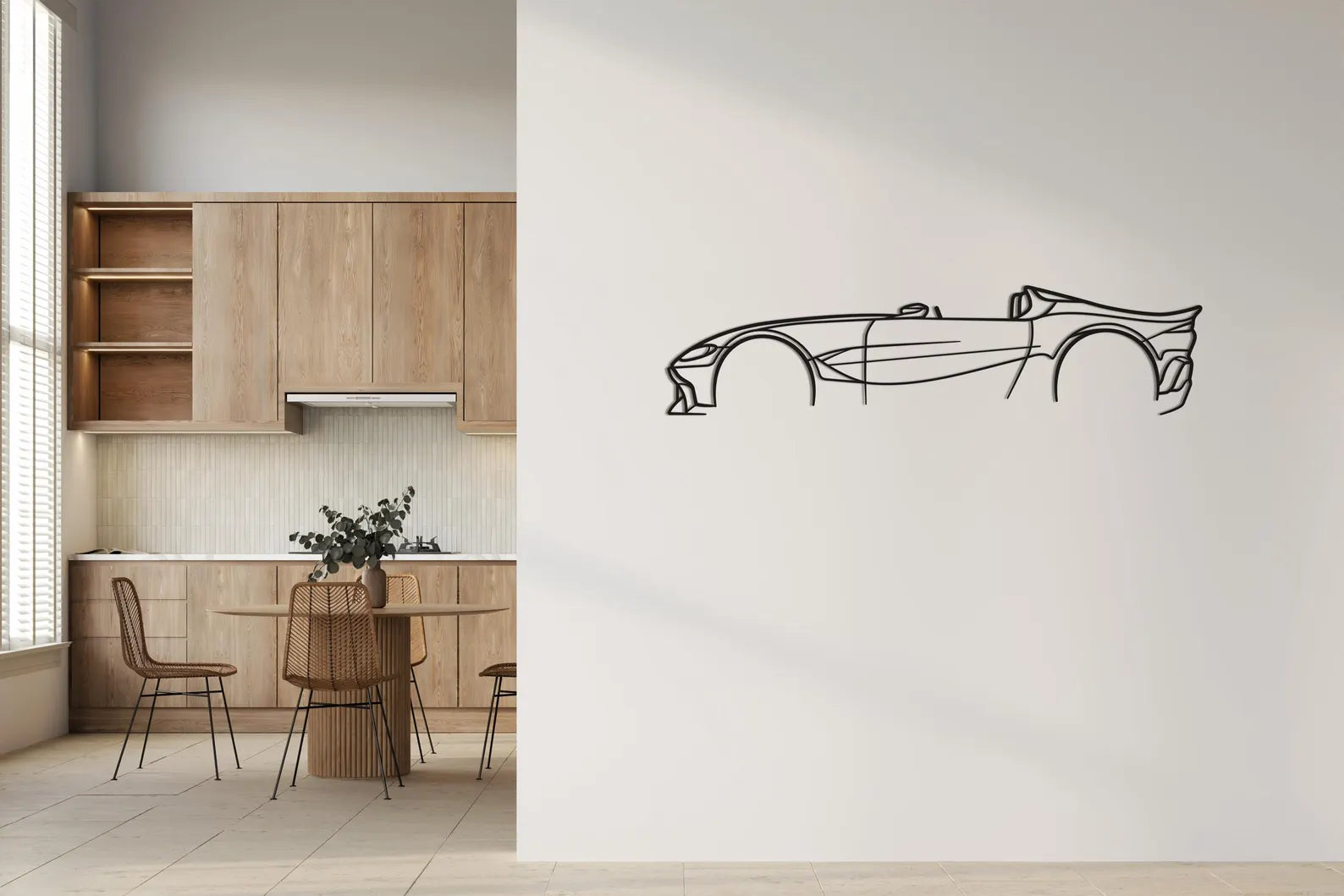 Aston Martin V12 Speedster Metal Car Wall Art | Laser Cut Steel Wall Decor | Torque Walls