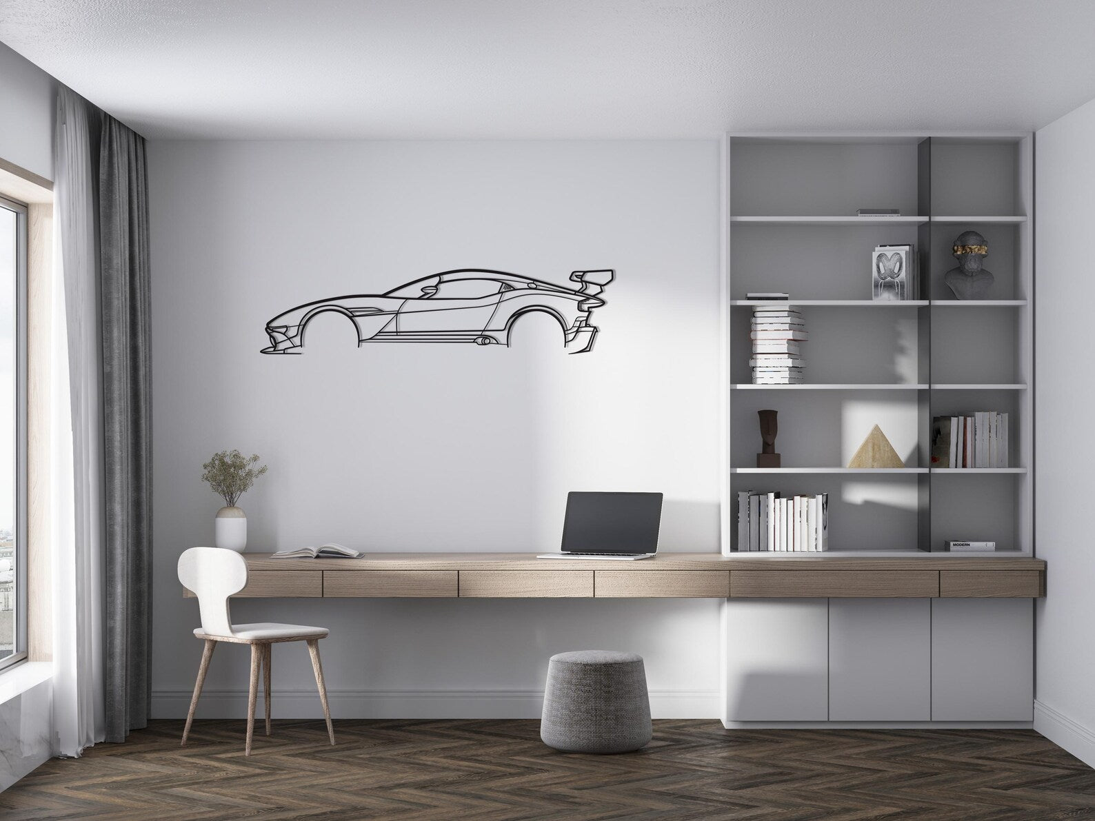 Aston Martin Vulcan Metal Car Wall Art | Laser Cut Steel Wall Decor | Torque Walls